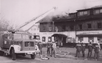 Brand des Restaurant Kreuzstrasse